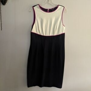 𝅺ANN Taylor Pretty Sleeveless Midi Dress Size 8